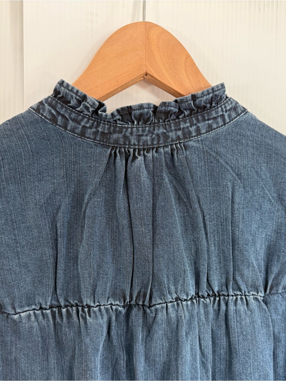RAILS Ruffled Denim Dress - Picture 3 of 14